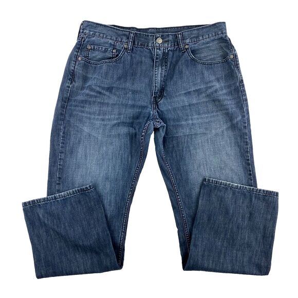 Levi's Jeans Mens 36x32 Blue 559 Loose Straight American Denim - Picture 1 of 16